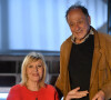 Chantal Ladesou et son mari Michel Ansault - Enregistrement de l'émission "Animaux Stars", diffusée le 4 juin sur la chaine Animaux. Le 5 avril 2022 © Veeren / Bestimage 