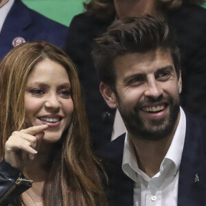 Shakira et Gerard Piqué - L'Espagne remporte la Coupe Davis à Madrid, le 24 novembre 2019, grâce à la victoire de R. Nadal contre D. Shapovalov (6-3, 7-6).