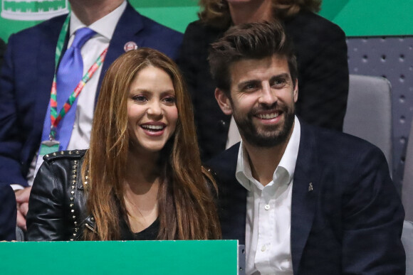 Shakira et Gerard Piqué - L'Espagne remporte la Coupe Davis à Madrid, le 24 novembre 2019, grâce à la victoire de R. Nadal contre D. Shapovalov (6-3, 7-6).