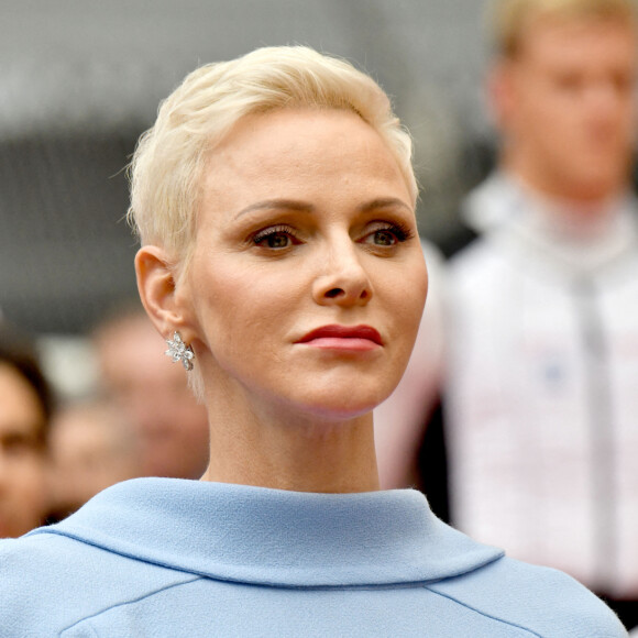 La princesse Charlene de Monaco lors du Grand Prix de Monaco 2022 de F1, à Monaco