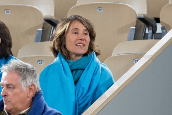 Alexia Laroche-Joubert - People dans les tribunes lors des Internationaux de France de Tennis de Roland Garros 2022 à Paris le 29 mai 2022.