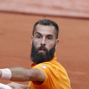 Benoit Paire (FRA) lors du premier tour simple messieurs (jour 3) des Internationaux de France de tennis de Roland Garros à Paris, France, le 24 mai 2022. © Michael Baucher/Panoramic/Bestimage