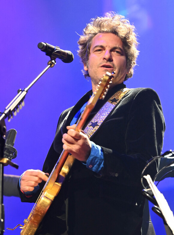 Matthieu Chedid (le chanteur M) - Concert de Vladimir Cosma pour ses "Inoubliables musiques de film" au Grand Rex à Paris. Le 15 octobre 2021 © Coadic Guirec / Bestimage 