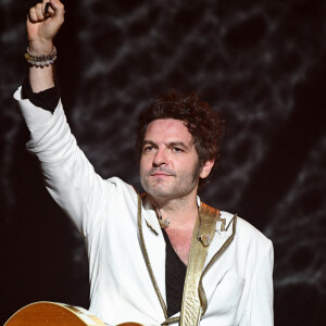 Matthieu Chedid (M) en concert au palais Nikaia lors de sa tournée "Grand Petit Concert" à Nice le 24 novembre 2019. © Lionel Urman/Bestimage