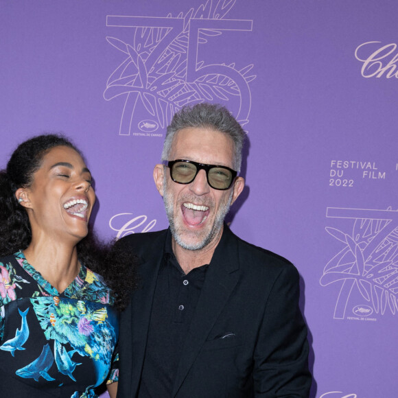 Tina Kunakey et son mari Vincent Cassel - 75e Festival International du Film de Cannes. Le 24 mai 2022. © Olivier Borde / Bestimage