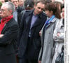 Eric Zemmour et Mylène Chichportich lors des obsèques de Philippe Cohen en 2013