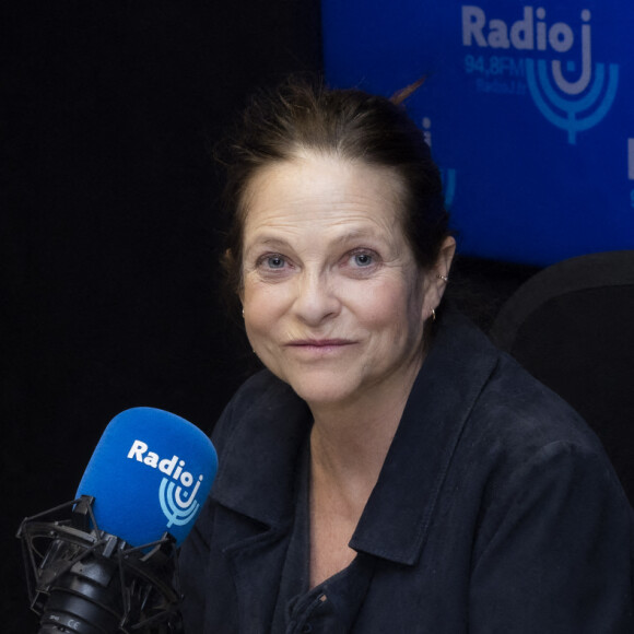 Exclusif - Charlotte Valandrey - Enregistrement de l'émission "CS Cohen" sur Radio J à Paris. Le 12 avril 2022 © Jack Tribeca / Bestimage