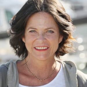 Charlotte Valandrey pour le feuilleton télévisé "Demain nous appartient" au photocall du quatrième jour du festival international du film de La Rochelle, France, le 15 septembre 2018. © Patrick Bernard/Bestimage