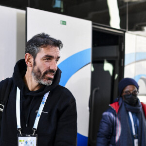 Exclusif - Robert Pires - Le club Variétés Club de France récolte 12.000 Euros pour l'association "Solidarité Femmes Aube" lors d'un match de gala mixte contre les légendes de Troyes l'ESTAC (victoire 5-4 des légendes de Troyes) au Stade de l'Aube à Troyes le 23 mars 2022. © Pierre Perusseau/Bestimage
