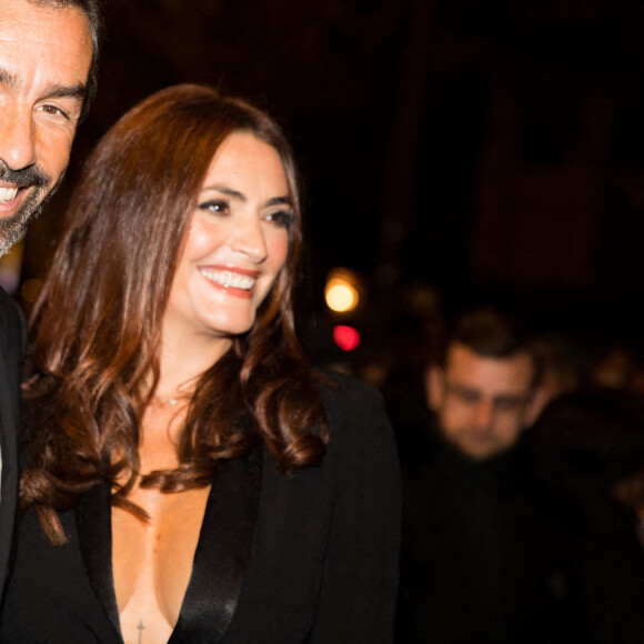 Exclusif - Robert Pires et sa femme Jessica - Arrivées lors de la 10ème édition du "Global Gift Gala 2021" à l'hôtel Four Seasons Hotel George V à Paris le 30 octobre 2021. © Tiziano da Silva/Bestimage