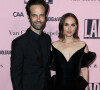 Benjamin Millepied et sa femme Natalie Portman au photocall de la soirée "L.A. Dance Project 2021 Gala" à Los Angeles, le 17 octobre 2021. 