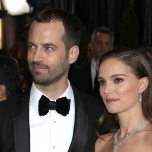 Benjamin Millepied et Natalie Portman - 84ème cérémonie des Oscars à Hollywood, Californie le 26 février 2012.
