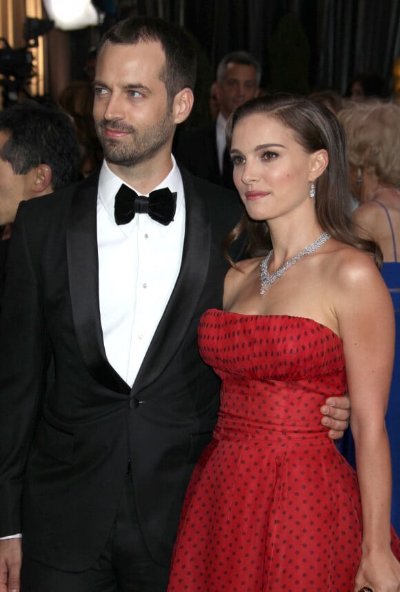 Benjamin Millepied et Natalie Portman - 84ème cérémonie des Oscars à Hollywood, Californie le 26 février 2012.