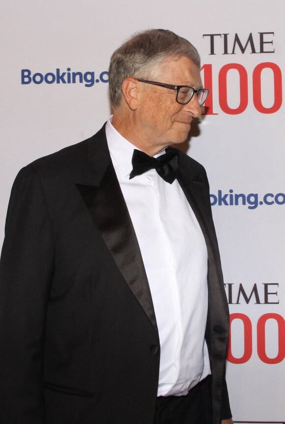 Bill Gates au photocall du gala "Time 100" au Lincoln Center à New York, le 8 juin 2022. 