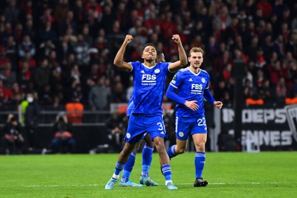 Wesley Fofana (3 - Leicester City) - Match de 8ème de finale retour de la Ligue Europa 2022 "Rennes - Leicester City (2-1)" au Roazhon Park, le 17 mars 2022.