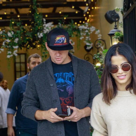 Channing Tatum et sa femme Jenna Dewan sortent d'un petit déjeuner chez Sweet Butter Kitchen à Studio City le 31 mai 2017. 