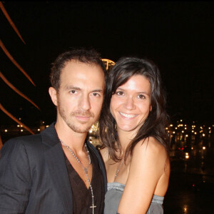 Calogero et son ex-femme Hortense - Remise des prix "Les 3 coups de l'Angelus 2007" au Crillon à Paris le 1er octobre 2007