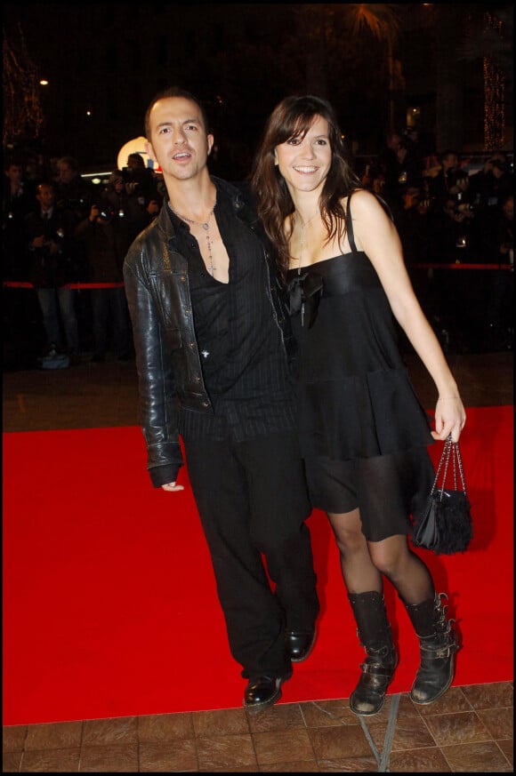 Calogero et son ex-femme Hortense - Cérémonie des NRJ Music Awards à Cannes le 21 janvier 2006