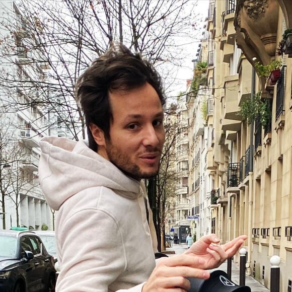 Vianney avec son fils le 25 décembre 2021.