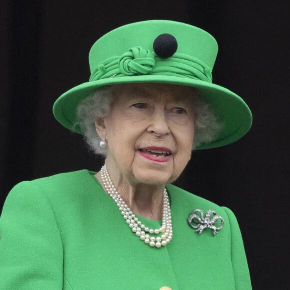 La reine Elisabeth II d'Angleterre - Jubilé de platine de la reine Elisabeth II d'Angleterre à Bukingham Palace à Londres