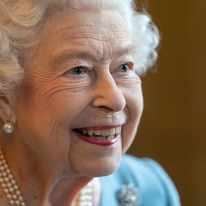 La reine Elisabeth II quitte Sandringham House, qui est la résidence de la reine à Norfolk, après une réception avec des représentants de groupes communautaires locaux pour célébrer le début du Jubilé de platine.Le 5 février 2022. 