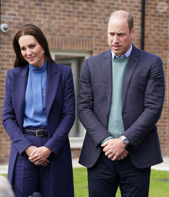 Le prince William, duc de Cambridge, et Catherine (Kate) Middleton, duchesse de Cambridge, visitent le groupe Wheatley à Glasgow, Royaume Uni, le 11 mai 2022.