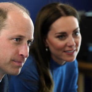 Le prince William, duc de Cambridge, et Catherine (Kate) Middleton, duchesse de Cambridge, visitent le groupe Wheatley à Glasgow, Royaume Uni, le 11 mai 2022.