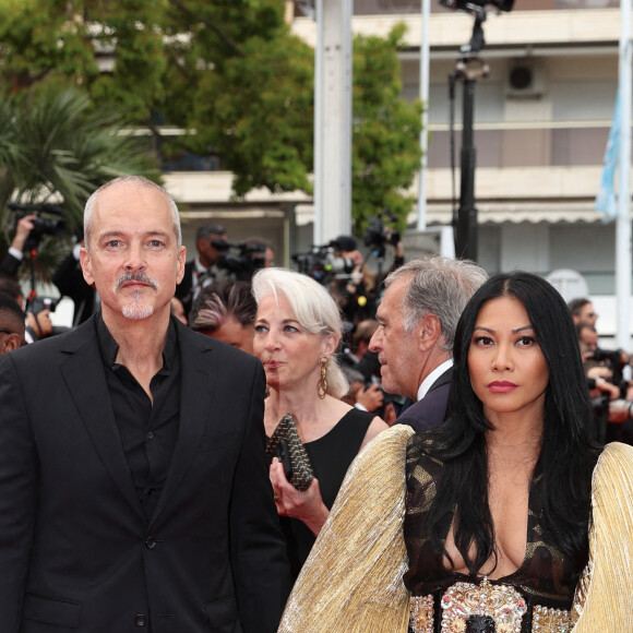 Anggun et son mari Christian Kretschmar - Montée des marches du film "Top Gun : Maverick" lors du 75e Festival de Cannes. Le 18 mai 2022. © Cyril Moreau / Bestimage