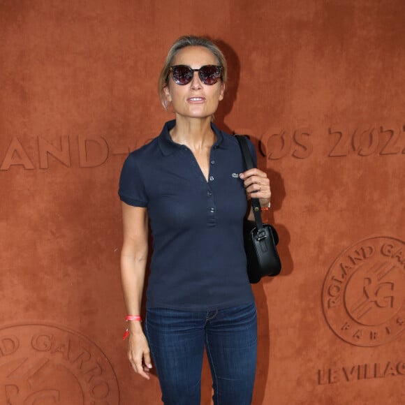 Anne-Sophie Lapix au village (Jour 8) lors des Internationaux de France de Tennis de Roland Garros 2022 à Paris, France, le 29 mai 2022