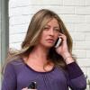 Rebecca Gayheart, enceinte, se promènent dans West Hollywood à Los Angeles le 2 février 2010