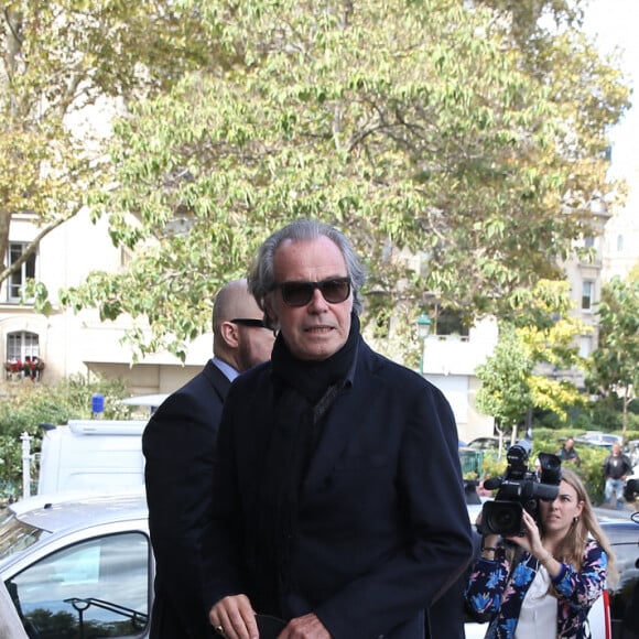 Michel Leeb - Obsèques du comédien Jean Piat en l'église Saint François-Xavier à Paris le 21 septembre 2018. 