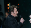 Exclusif - Eddy Mitchell et Johnny Hallyday - Enregistrement de l'émission Spécial Johnny Hallyday, "Johnny, la soirée événement", qui sera diffusée sur TF1 en prime-time le 20 décembre. 