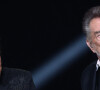 Exclusif - Eddy Mitchell et Johnny Hallyday - Enregistrement de l'émission Spécial Johnny Hallyday, "Johnny, la soirée événement", qui sera diffusée sur TF1 en prime-time le 20 décembre. 
