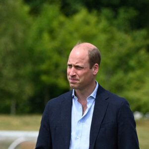 Le prince William visite St George's Park à Burton-on-Trent, pour rencontrer l'équipe féminine d'Angleterre avant l'Euro féminin de l'UEFA 2022. Le 15 juin 2022.