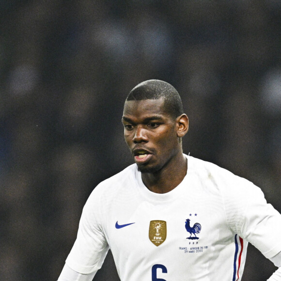 Paul Pogba (Fra) - L'équipe de France bat l'Afrique du Sud 5 à 0 lors d'un match amical au stade Pierre Mauroy à Villeneuve d'Ascq le 29 mars 2022. © JB Autissier /Panoramic/Bestimage