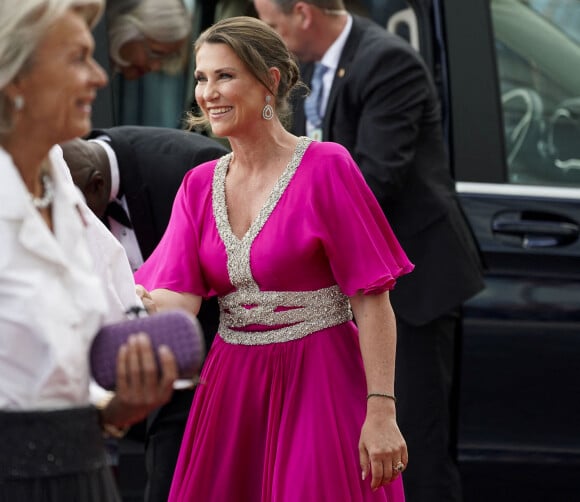 La princesse Martha Louise de Norvège - La princesse Ingrid Alexandra de Norvège fête ses 18 ans lors d'un dîner de gala offert par le gouvernement à la bibliothèque nationale de Oslo le 16 juin 2022.