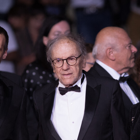 Mathieu Kassovitz, Jean-Louis Trintignant, sa femme Marianne Hoepfner - Montée des marches du film "Happy End" lors du 70ème Festival International du Film de Cannes. Le 22 mai 2017. © Borde-Jacovides-Moreau / Bestimage 