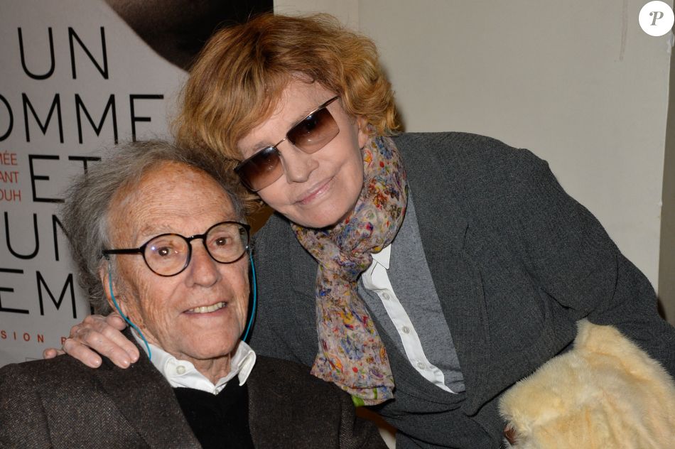 Jean-Louis Trintignant et Nadine Trintignant à la projection du film Un ...