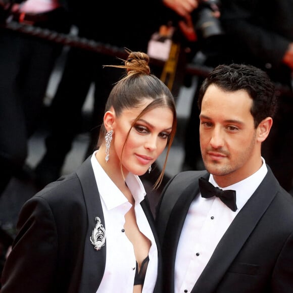 Iris Mittenaere et son compagnon Diego El Glaoui - Montée des marches du film " Top Gun : Maverick " lors du 75ème Festival International du Film de Cannes. Le 18 mai 2022 © Dominique Jacovides / Bestimage 