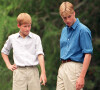 Le prince William et le prince Harry en 1997.