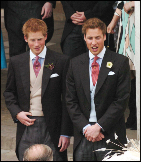 Le Prince Harry et le Prince William.
