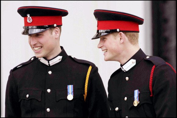 Le prince William et le prince Harry en 2006.