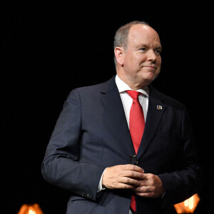 Le prince Albert II de Monaco lors de la cérémonie d'ouverture de la 61ème édition du Festival de Télévision de Monte-Carlo au Grimaldi Forum, à Monaco, le 17 juin 2022. © Bruno Bebert/Bestimage 