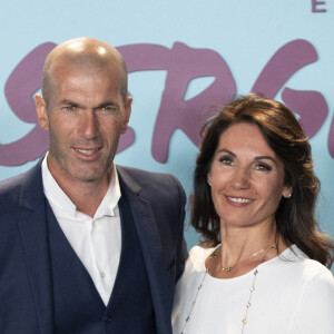 Zinedine Zidane et sa femme Véronique - Première du documentaire "Le coeur de Sergio Ramos" à Madrid.