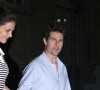 Katie Holmes avec Tom Cruise à Bâton-Rouge en Lousiane où l'acteur doit tourner son nouveau film "Oblivion", le 1er avril 2012.