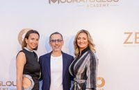 Mary Pierce et Gad Elmaleh très chics pour un superbe gala sous le soleil du Sud