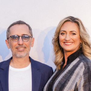 Iva Majoli, Gad Elmaleh et Mary Pierce - 8 ème gala étoilé Patrick Mouratoglou au profit de la Fondation Champ'seed à la Mouratoglou Academy à Sophia-Antipolis. © Mouratoglou Gala via Bestimage