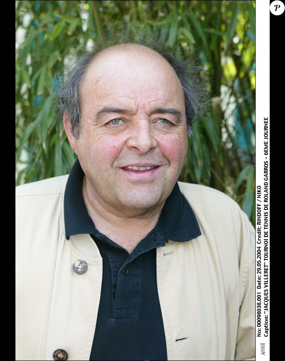 Archives : Jacques Villeret à Rolland-Garros en 2004