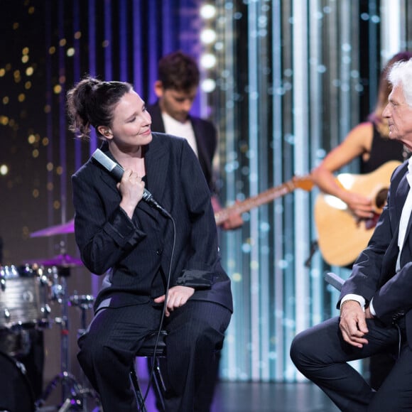 Exclusif - Anne Sila, Gérard Lenorman - Tournage de l'émission "La Fine Equipe de Pierre Palmade", diffusée le 25 juin sur France 2 © Cyril Moreau-Tiziano Da Silva / Bestimage