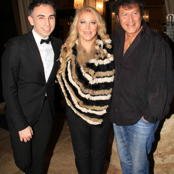 Exclusif - Loana Petrucciani, Eryl Prayer et Jordan de Luxe lors d'un dîner à l'hôtel B-Montmartre à Paris, suivi d'une soirée au restaurant Manko. Le 17 février 2022 © Baldini / Bestimage 